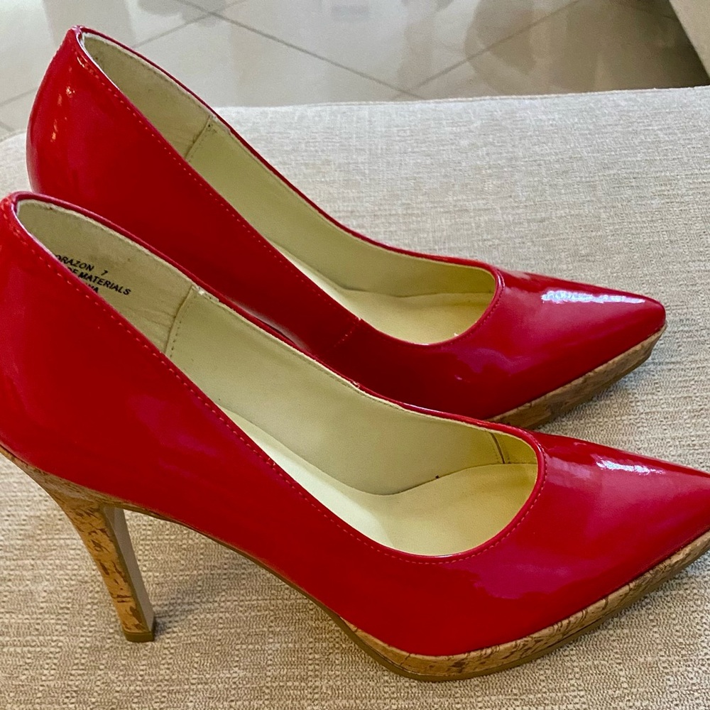 Red Patent Leather Pumps